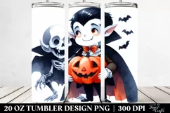 Funny Vampire Halloween Clipart 20 Oz Tumbler Product Image 2