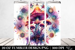 Magical Celestial Mushroom Clipart 20 Oz Tumbler Product Image 2