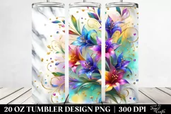 Colorful Lobelia Design | 20 oz Tumbler Product Image 2
