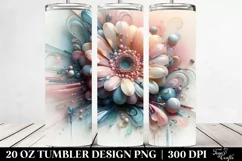 Gerbera Watercolor Splash 20 Oz Tumbler Product Image 2