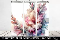 Shiny Gladiolus Clipart 20 Oz Tumbler Product Image 2
