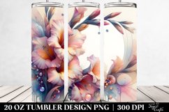 Shiny Gladiolus Clipart 20 Oz Tumbler Product Image 2