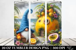 Whimsical Gnome in Fairy Tale Scenery | 20 oz Tumbler Product Image 2