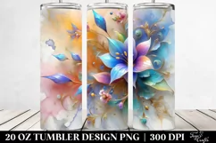 Colorful Lobelia Design | 20 oz Tumbler Product Image 2
