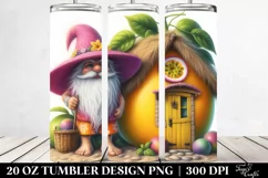 Whimsical Gnome with Pink Hat | 20 oz Tumbler Product Image 2