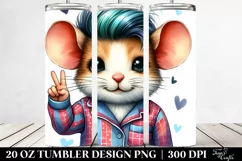Funny Baby Mouse in Pijamas PNG Product Image 2