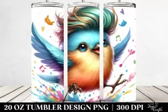 Cute Baby Bird Jumping | 20 oz Tumbler Product Image 2