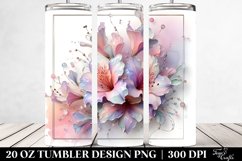 Glossy Azalea Material Retro Frame | 20 oz Tumbler Product Image 2
