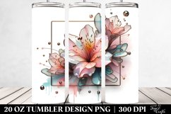 Glossy Azalea Material Retro Frame | 20 oz Tumbler Product Image 2