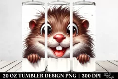 Crazy Cute Muskrat | 20 Oz Tumbler Product Image 2