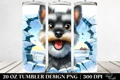 Crazy Muskrat on White Paper | 20 Oz Tumbler Product Image 2