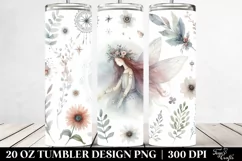 Boho Fairy Watercolor Tumbler Product Image 2