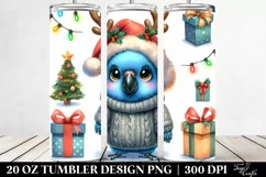 Expressive Baby Parrot for Winter PNG Product Image 2