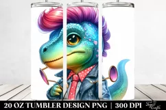 Cute Baby Dinosaur in Style PNG Product Image 2