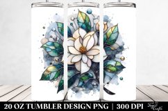 Stained Gardenia with Metalic Insertions | 20 Oz Tumbler Product Image 2