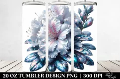 Shiny Rhododendron with Marble | 20 Oz Tumbler Product Image 2