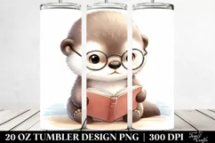 Cute Baby Otter Tumbler Product Image 2