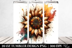 Shiny Sunflower | 20 Oz Tumbler Product Image 2