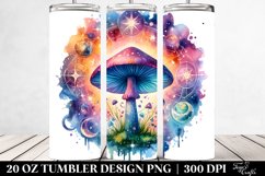 Magical Celestial Mushroom Clipart 20 Oz Tumbler Product Image 2