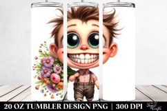 Baby with Flower Bouquet | 20 Oz Tumbler Product Image 2