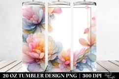 Peonies Made of Material 20 Oz Tumbler Product Image 2