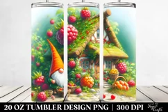 Fairy Tale Gnome Orange Hat|20 oz Tumbler Product Image 2