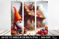 Fairy Tale Gnome Orange Hat|20 oz Tumbler Product Image 2
