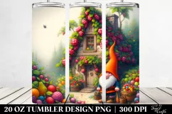 Fairy Tale Gnome Orange Hat|20 oz Tumbler Product Image 2