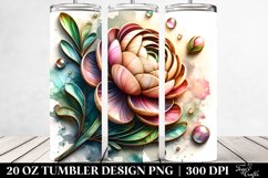 Shiny Ranunculus | 20 Oz Tumbler Product Image 2