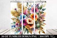 GOLD FOIL Bouquet | 20 Oz Tumbler Product Image 2