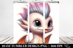 Expressive Baby Dragon with Goofy Face, PNG Product Image 2