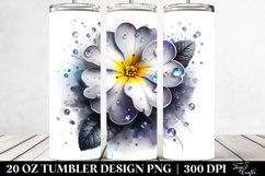 20 Oz Tumbler Sublimation | Glossy Primrose with Metallic Product Image 2