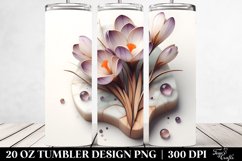 Marble Crocus | 20 Oz Tumbler Product Image 2