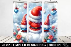 Santa Gnomes Cloud | 20 oz Tumbler Product Image 2