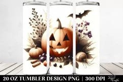Vintage Halloween JACK-O'-LANTERN | 20 oz Tumbler Product Image 2
