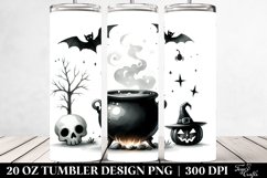 Simple Funny Halloween Cauldron Clipart Product Image 2