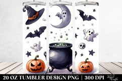 Simple Funny Halloween Cauldron Clipart Product Image 2