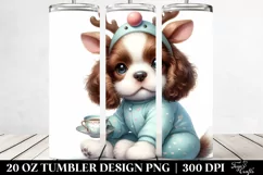 Cute Baby Springer Spaniel Watercolor PNG Product Image 2