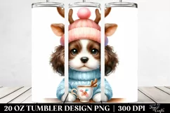 Cute Baby Springer Spaniel Watercolor PNG Product Image 2