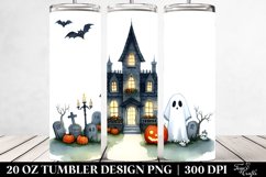 Simple Funny Halloween Haunted House Clipart Product Image 2