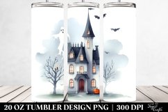 Simple Funny Halloween Haunted House Clipart Product Image 2