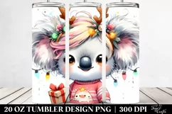 Cute Baby Koala Watercolor PNG Product Image 2
