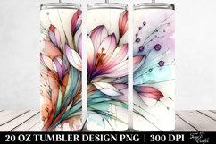 Artistic Stained Crocus Clipart 20 Oz Tumbler Product Image 2