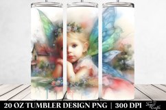 Pastel Baby Fairy Country Scene. 20 Oz Tumbler Design Product Image 2