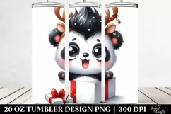 Cute Baby Panda Watercolor PNG Product Image 2
