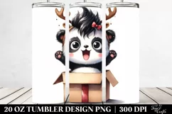 Cute Baby Panda Watercolor PNG Product Image 2