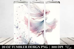 Whimsical Dancing Fairy Clipart, Transparent 20 Oz Tumbler Product Image 2