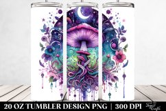 Vibrant Celestial Mushroom 20 Oz Tumbler Product Image 2
