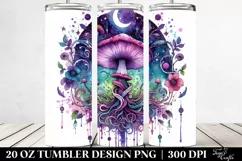 Vibrant Celestial Mushroom 20 Oz Tumbler Product Image 2