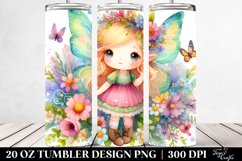 Colorful Cute Fairy Watercolor | 20 Oz Tumbler Product Image 2